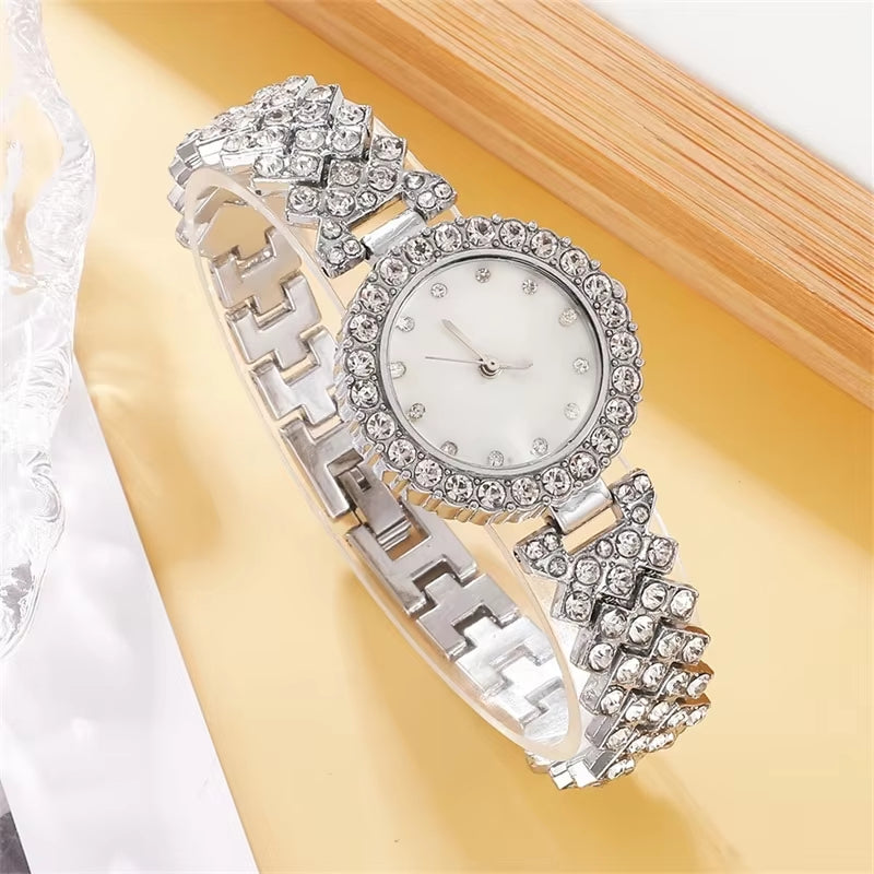  Ladies Watches Bracelet Set Clock